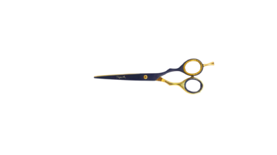 Pair of Black & Gold Professional Barber Scissors - Image 3