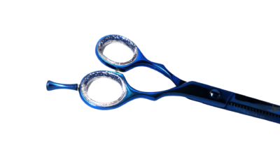 Navy Blue Professional Barber Thinning Scissor - Image 4