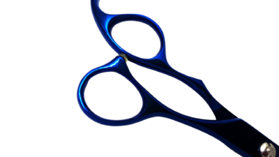 Navy Blue Professional Hair Cutting Scissor (Offset handle) - Image 3