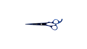 Navy Blue Professional Hair Cutting Scissor (Offset handle)