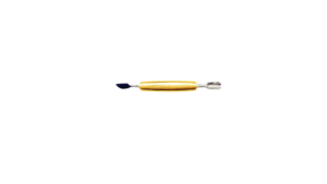 Chrome & Gold Professional Double Ended Cuticle Pusher