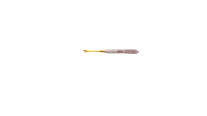 Chrome & Gold Professional Straight Tweezer (with grip)