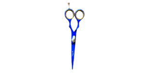 Blue Professional Barber Hairdressing Scissors with Pouch